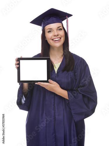 Female Graduate in Cap and ...