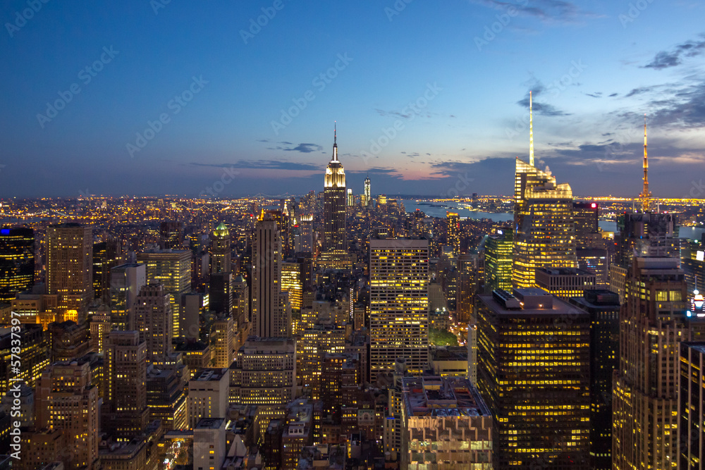 Naklejka premium New York City, USA