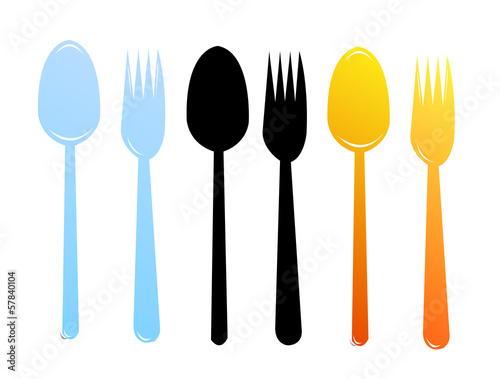 fork spoon