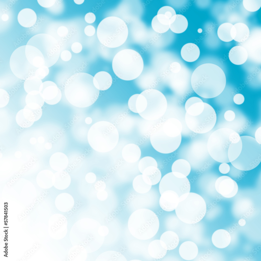 Abstract blue bokeh background Abstract blue bokeh background