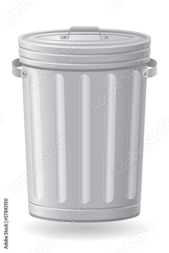 Wallpaper Mural trash can vector illustration Torontodigital.ca