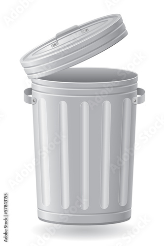 trash can vector illustration