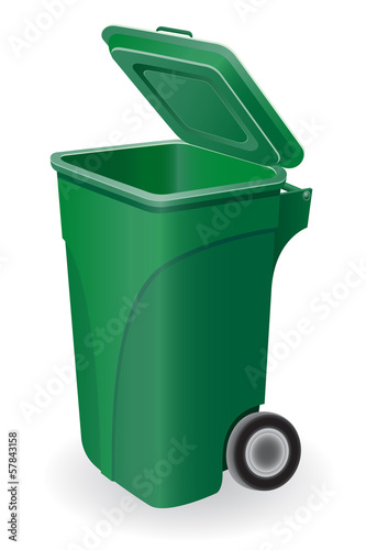 trash can vector illustration