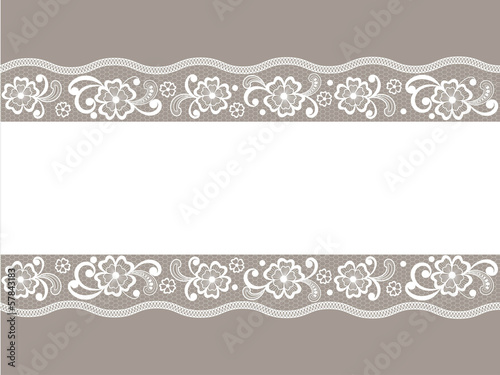 Template frame design for card.