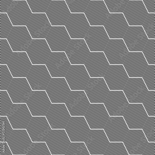Seamless striped texture with zigzag pattern.