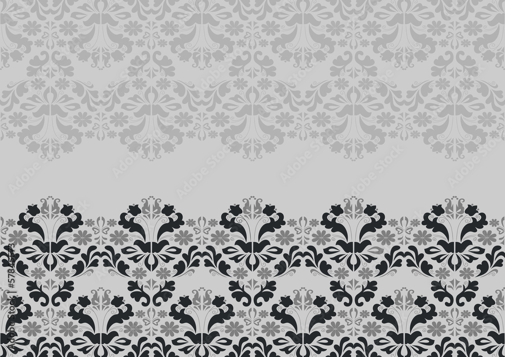 Abstract floral ornament Abstract floral ornament