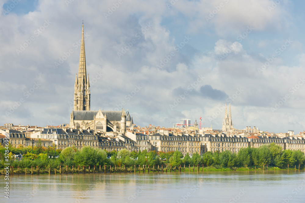 Bordeaux at a summer day