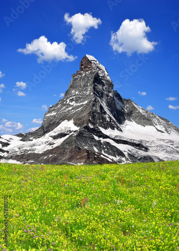 Beautiful mount Matterhorn - Swiss alps