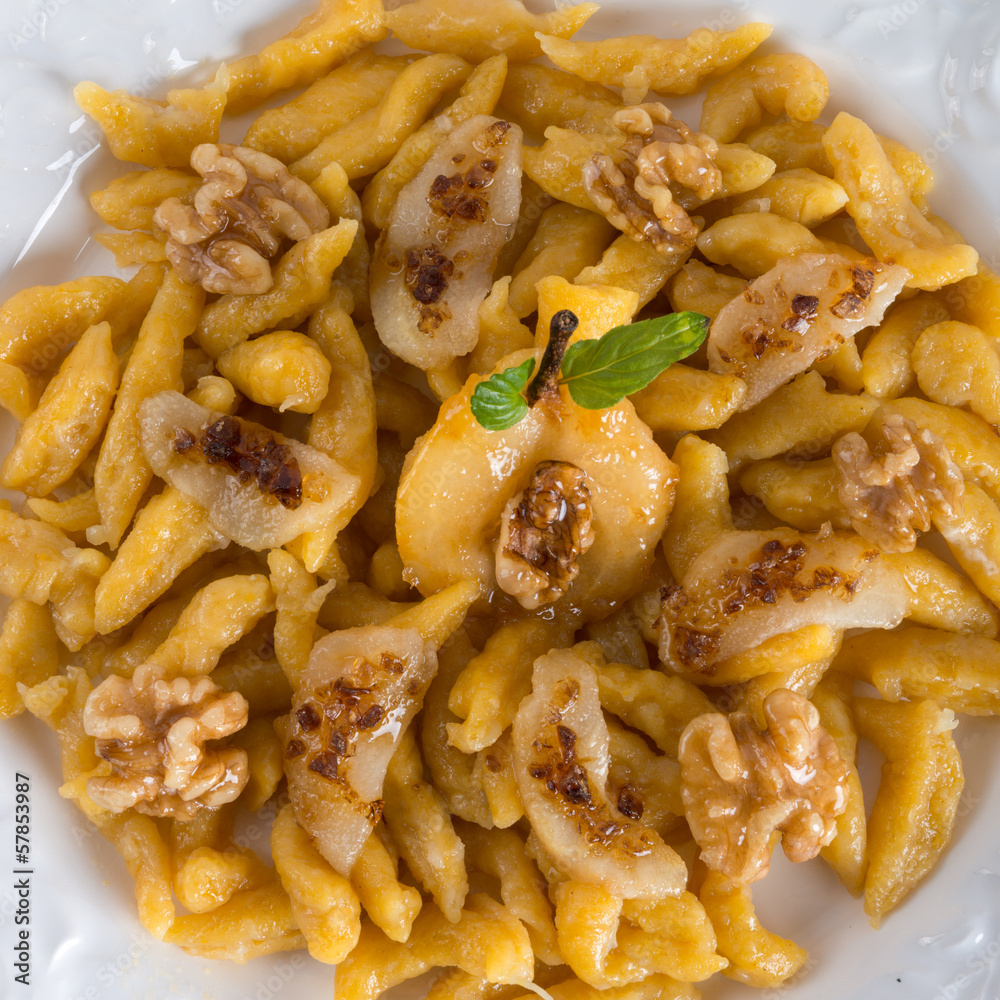 sweet dumplings with pear and brown sugar sweet dumplings with pear and brown sugar