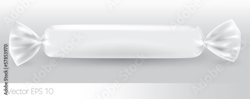 White long candy package for new design