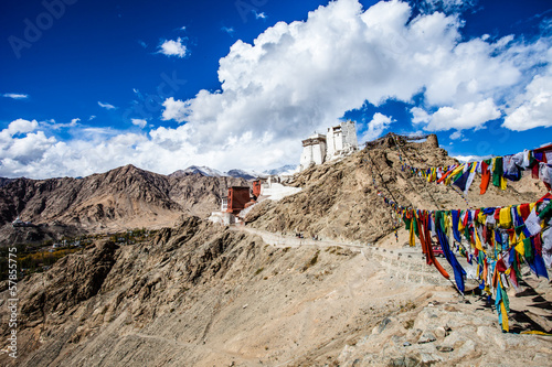 Namgyal Tsemo Gompa,buddhist monastery in Leh.Ladakh,India