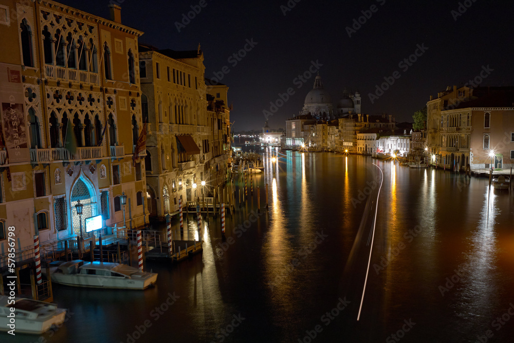 The Light of Venice Long exposure By Night.