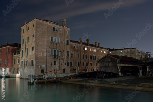 The Light of Venice Long exposure By Night.