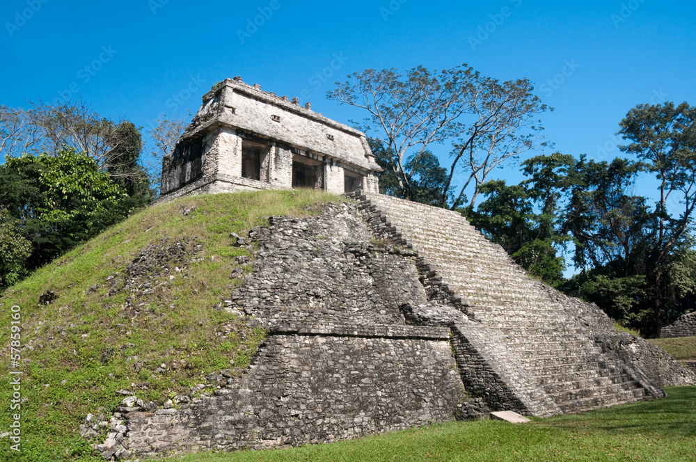 Ancient Mayan city of Palenque (Mexico)