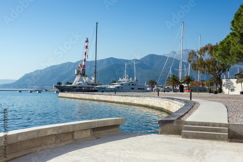 Marina. Tivat, Montenegro