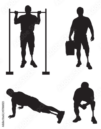 Amputee Silhouettes 10