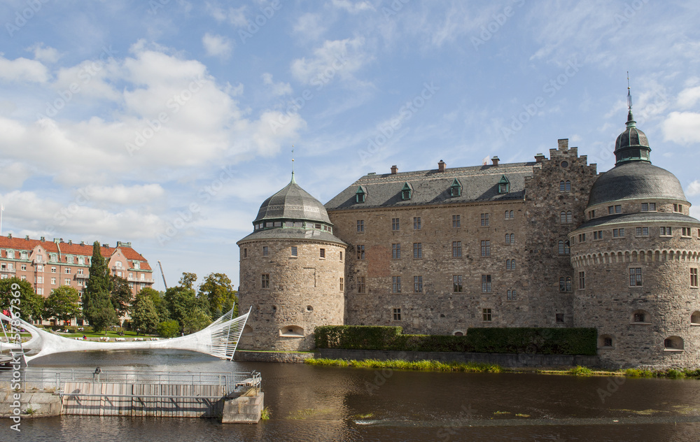 Medieval castle in Orebro, sweden
