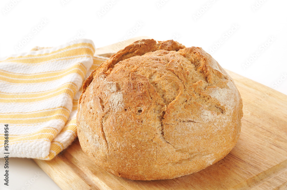 Loaf of artisan whole wheat bread Loaf of artisan whole wheat bread