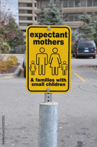 Bilde på lerret Parking for expectant mothers