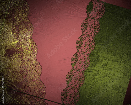 Quadro su tela Abstract red and green background