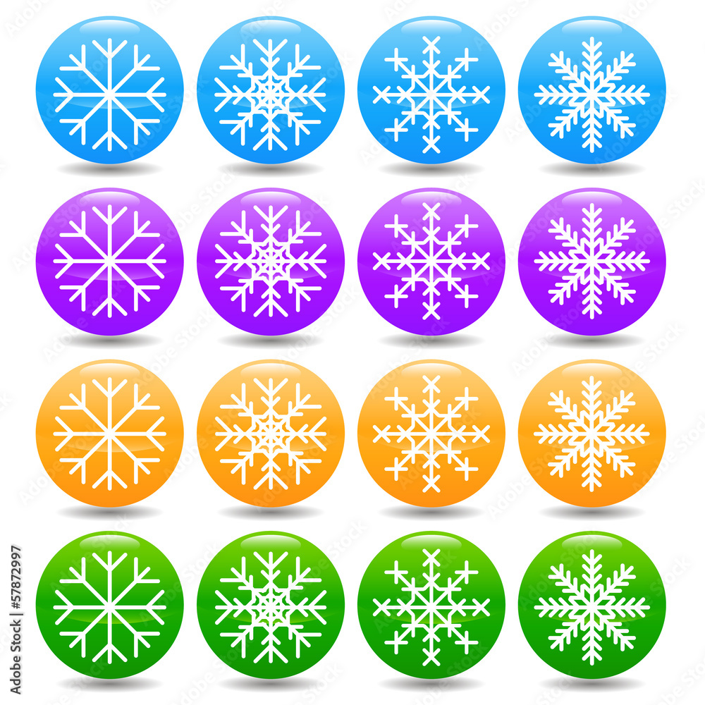 Snowflake set Snowflake set