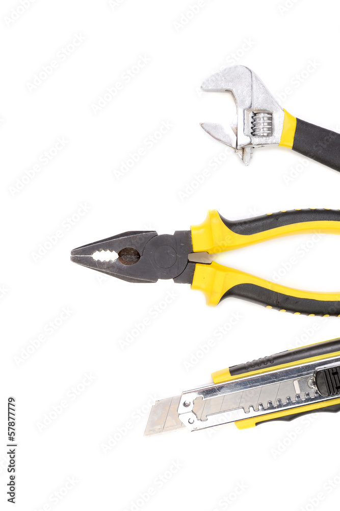 Obraz premium Various working tools.