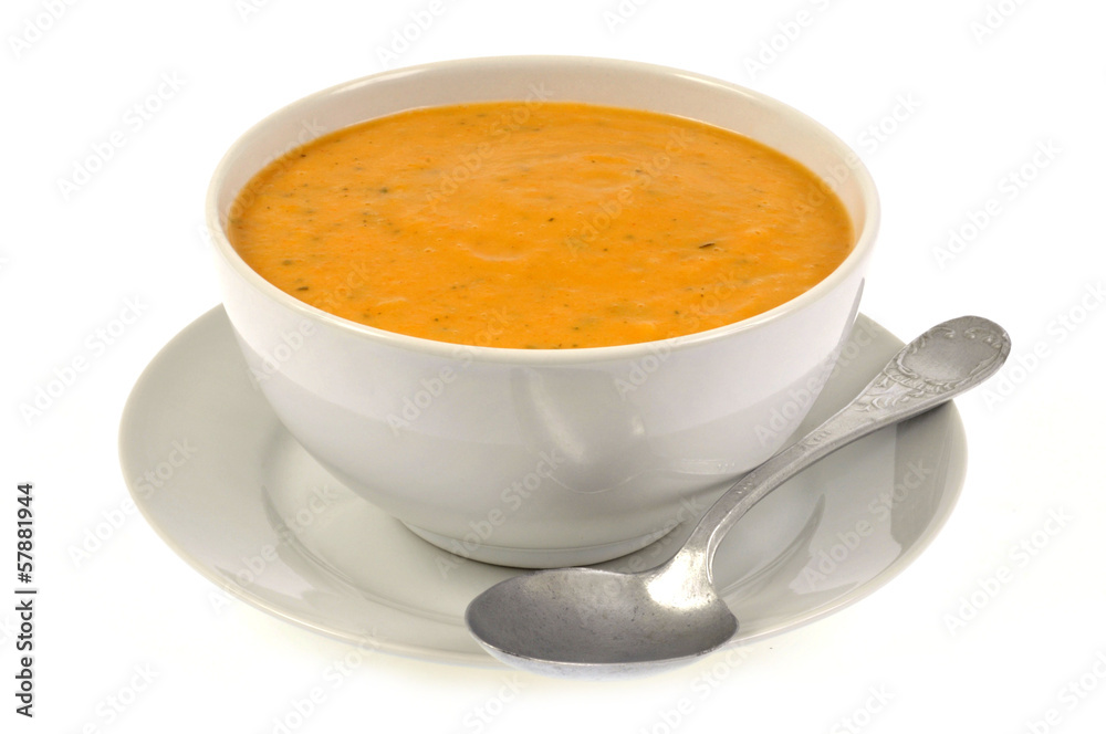 Bol de soupe de légumes Stock Photo