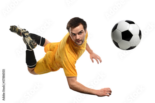 Soccer Player Heading Ball © R. Gino Santa Maria