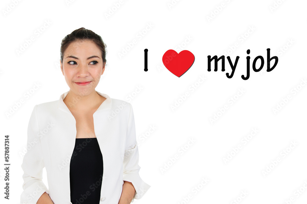I love my job for human resources management concept I love my job for human resources management concept