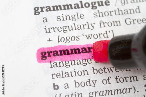 Grammar Dictionary Definition