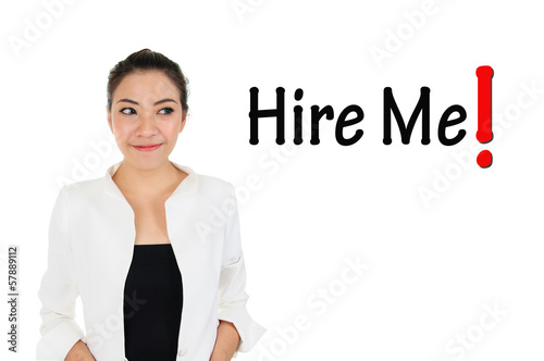 Recruitment for human resources management concept