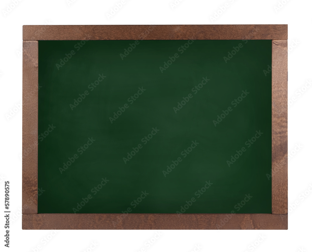 Empty, school blackboard (chalkboard) isolated on white Empty, school blackboard (chalkboard) isolated on white