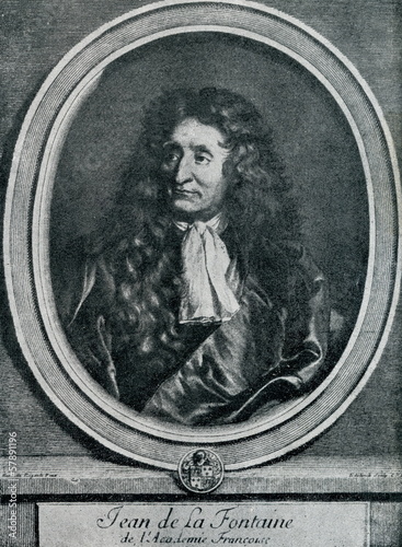 Jean de La Fontaine, french fabulist and poet photo