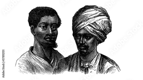 Human Types : Black African - Hindu