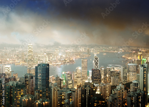Hong Kong island from Victoria s Peak