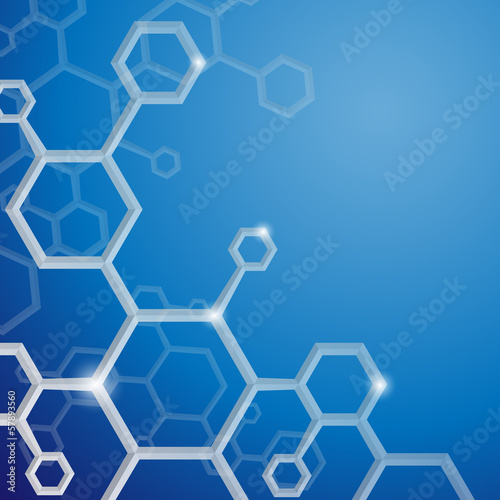 Molecule Abstract Background.