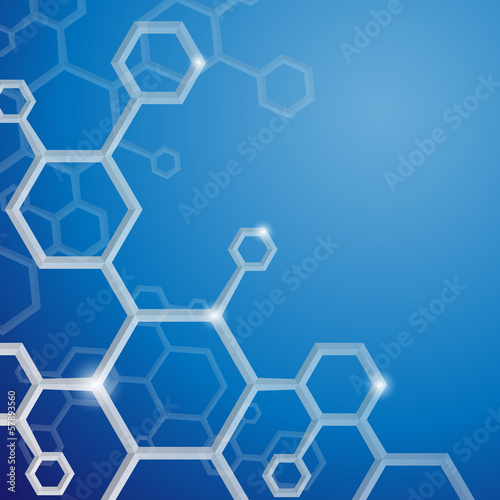 Molecule Abstract Background.