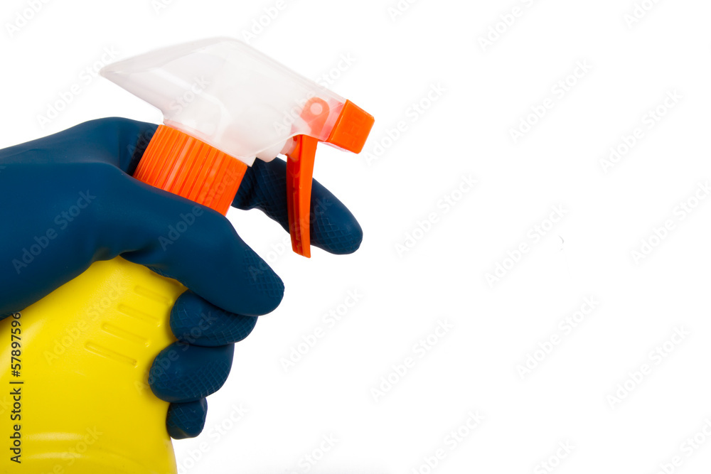 Hand with Spray Bottle Hand with Spray Bottle