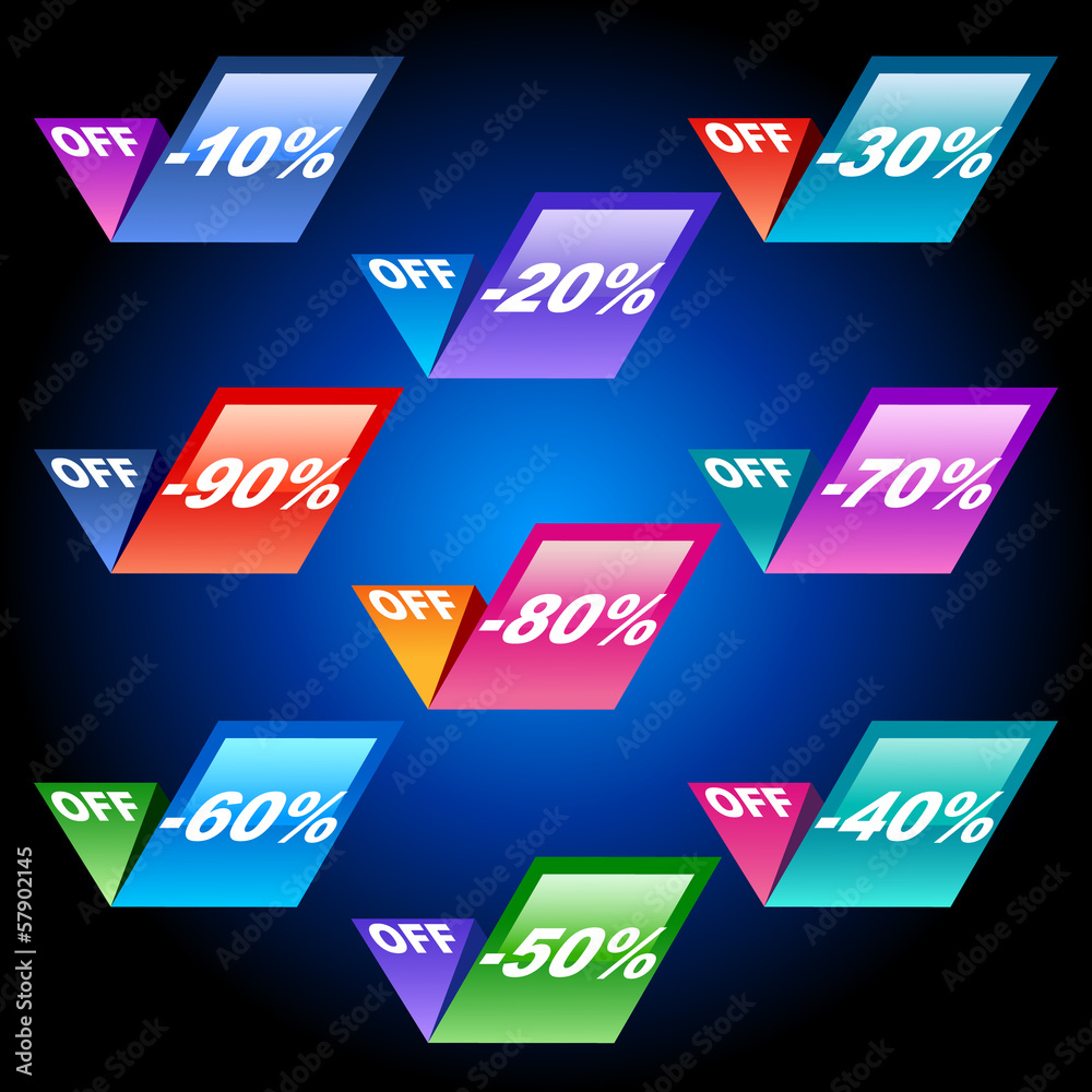 Vector discount labels 36 Vector discount labels 36