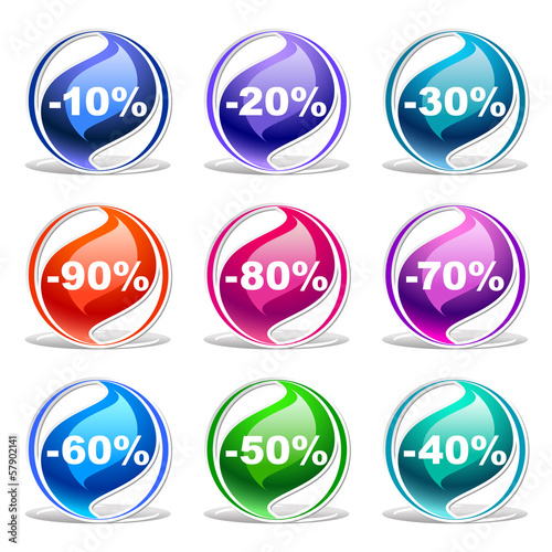 Vector discount label 28