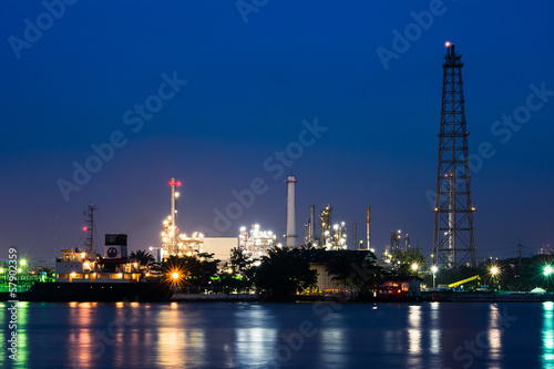 Oil and gas refinery plant © totojang1977