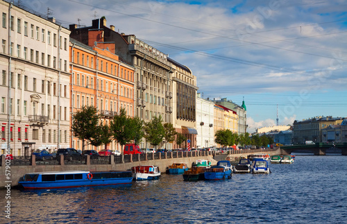 View of St. Petersburg. Fontanka River photo