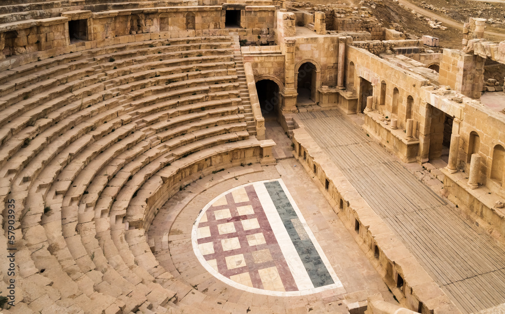 Roman amphitheater in Jerash