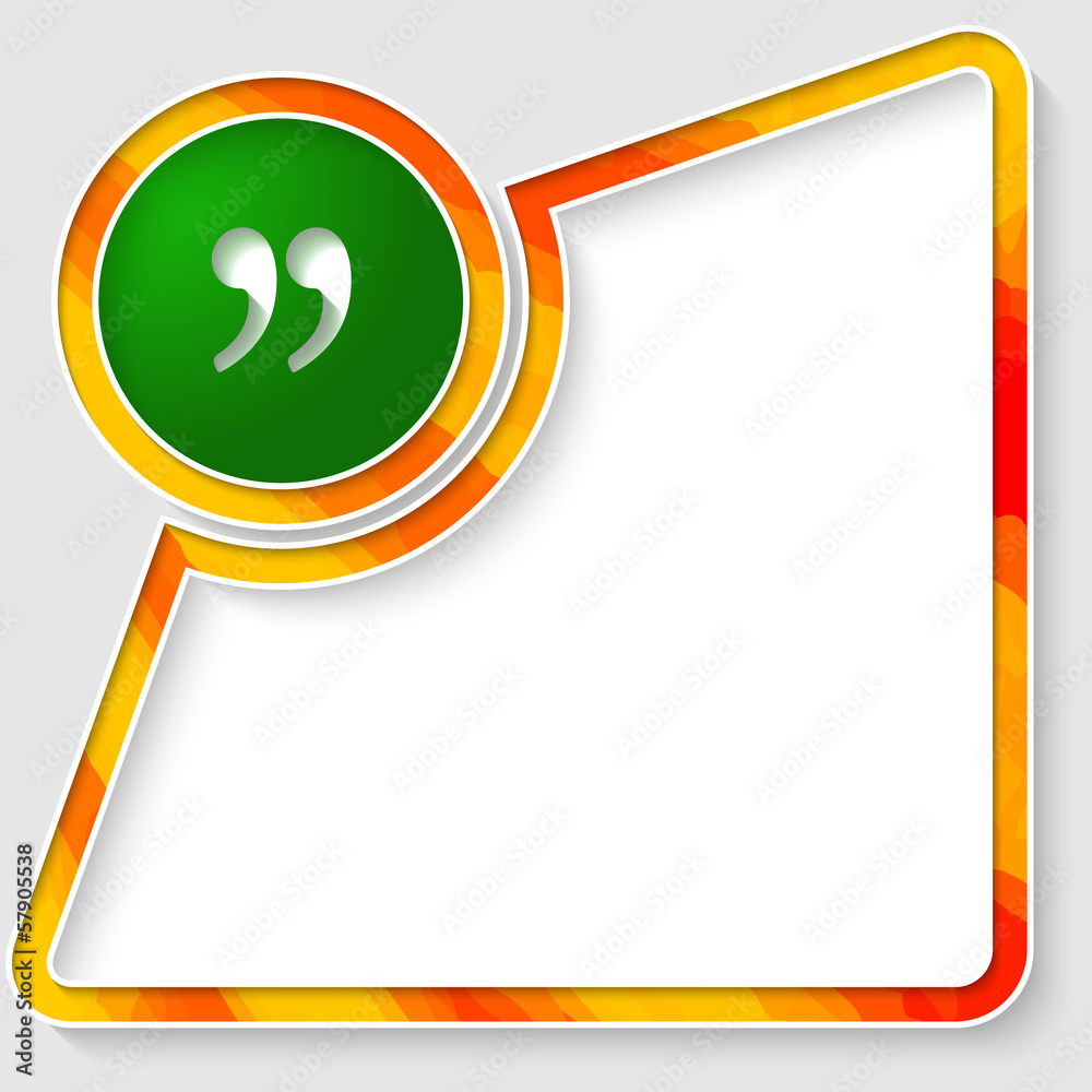 vector abstract text frame for any text with quotation mark vector abstract text frame for any text with quotation mark