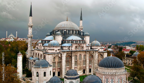 Sehzade Mosque ( Prince mosque ). Istanbul, Turkey photo
