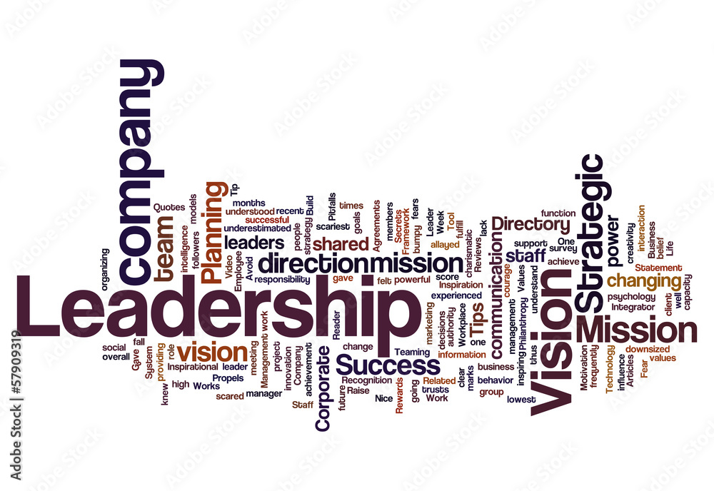 Leadership vision mission strategy concept background Leadership vision mission strategy concept background
