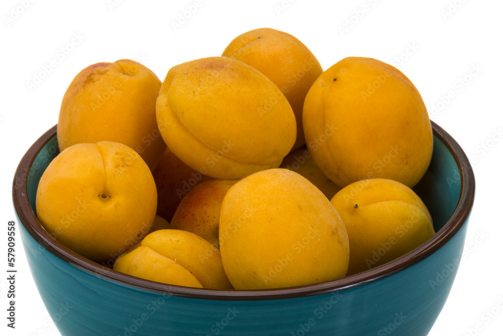 Yellow apricots