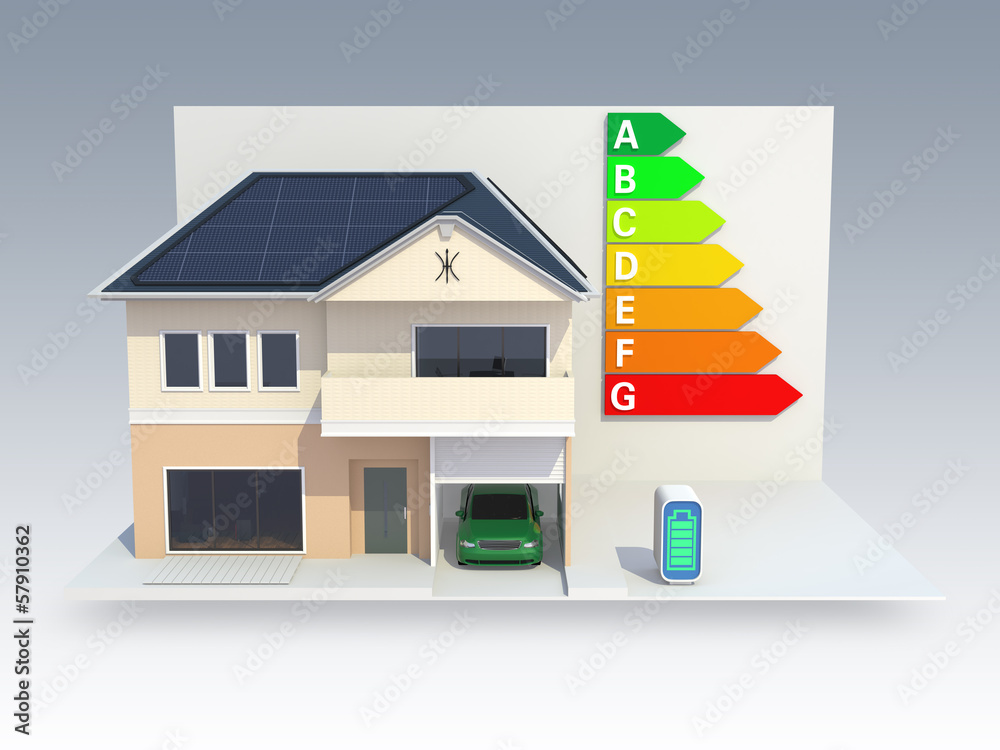 smart house with solar panels ,clipping path available smart house with solar panels ,clipping path available