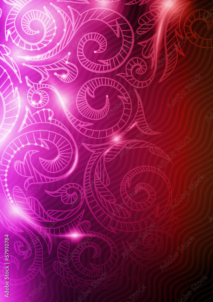 Neon Pattern Background. Neon Pattern Background.