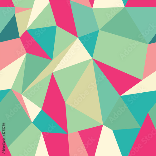 Seamless Geometric Polygonal Pattern, Background, Texture